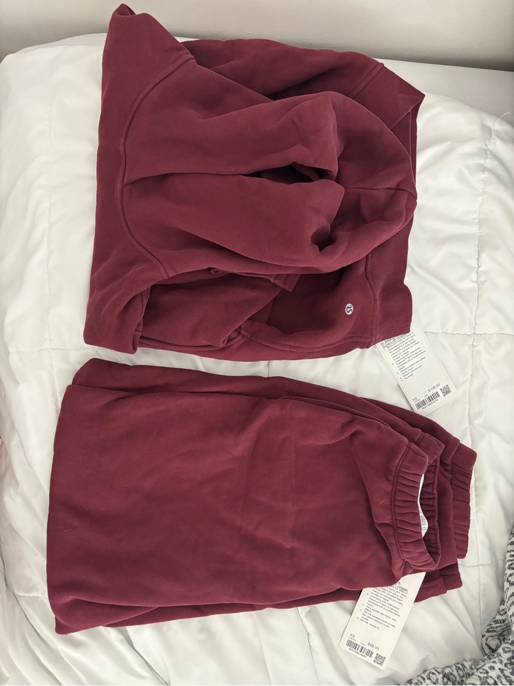 Lululemon Maroon Track Jogger Set